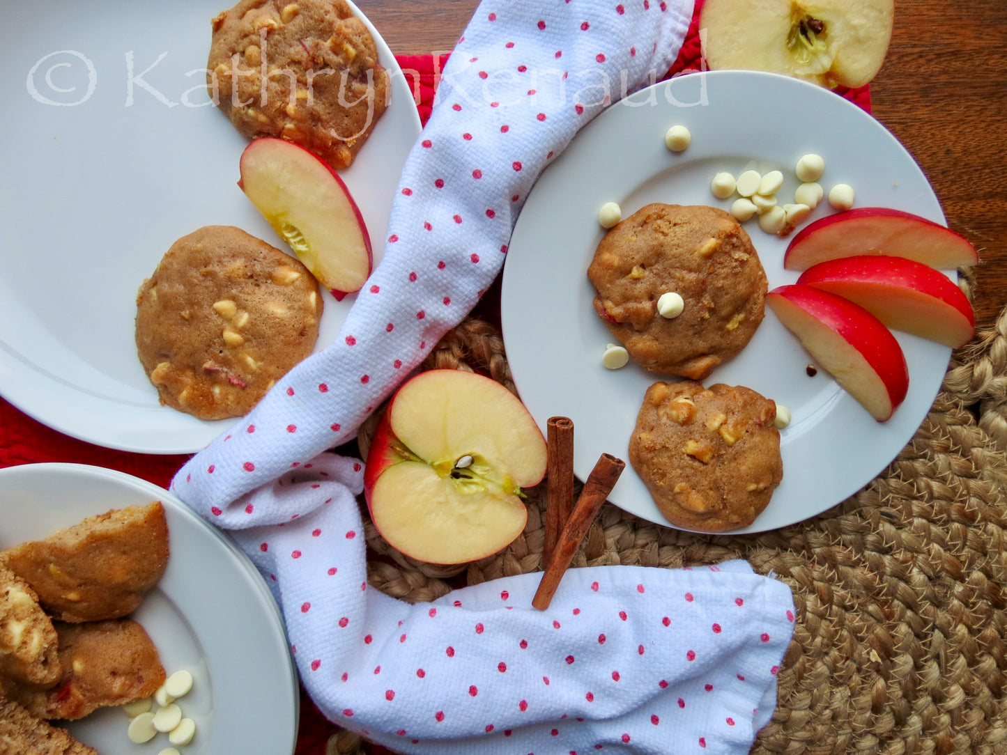 Apple Cinnamon White Chocolate Chip Cookies Set 2