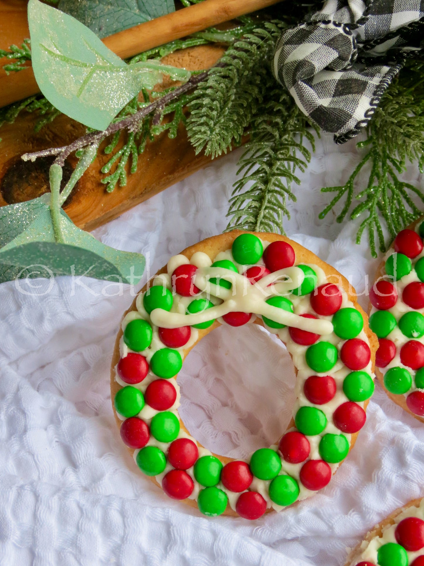 Christmas Wreath Sugar Cookies Set 2