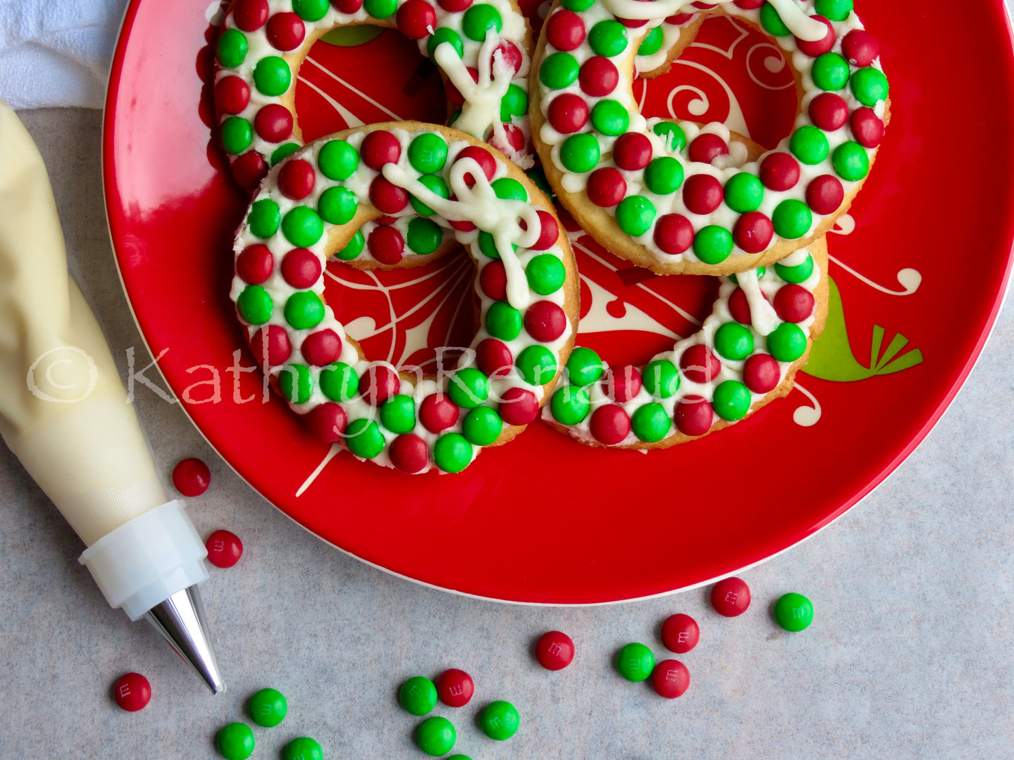 Christmas Wreath Sugar Cookies Set 1