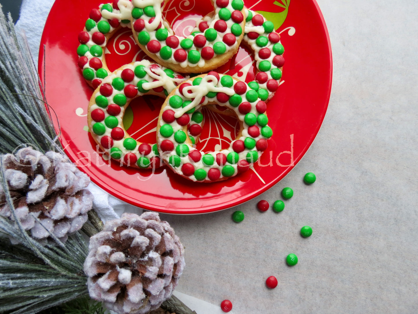 Christmas Wreath Sugar Cookies Set 1