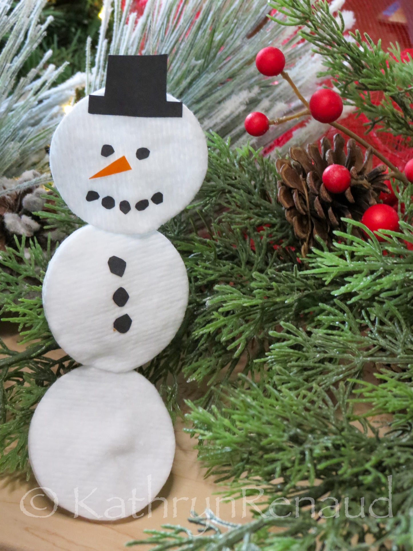 Snowman Ornament Set 4